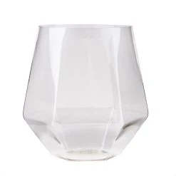 Best reviews of ???? BarMan Diamond-Shaped Plastic Stemless Wine Glasses - 12 Pack - 12 Ounce ⭐