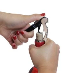 Best Pirce ✨ BarMan Corkscrew / Wine Opener - Double Lever - Stainless Steel ❤️ -BarMan - shop double lever step 3 1 700x700