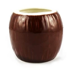 New ???? BarMan BarConic® Tiki Drinkware - Ceramic Coconut Mug - 14 Ounce ✨