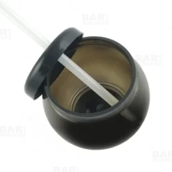 Deals ???? BarMan BarConic® Black Fishbowl Plastic Drinkware - 20 Ounce - With Lid And Straw ❤️ -BarMan - shop dw fbwlid blk white open lid bpc 800 700x700