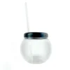 Outlet ???? BarMan BarConic® Clear Fishbowl Plastic Drinkware - 20 Ounce - With Lid And Straw ????
