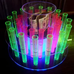 Buy ???? BarMan Test Tube Shooter Tray With LED Light And Remote – 32 Hole ???? -BarMan - shop electric test tubes tray 3 700x700
