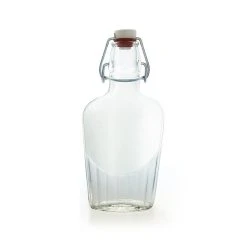 Buy ???? BarMan Flask Glass Bottle W/ Swing Top - Available In 8.5 Or 17 Ounce ✔️ -BarMan - shop flask clear bottle swing top bpc 85 700x700