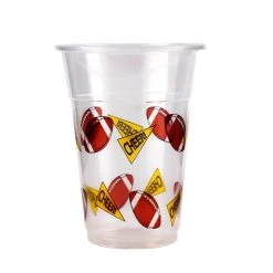 Best Sale ???? BarMan Soft Plastic Cups - Football 20 Ct. - 16 Ounce ????