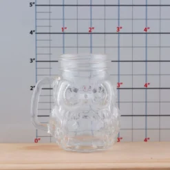 Outlet ???? BarMan BarConic® Owl Mason Jar W/handle - 4 Ounce ???? -BarMan - shop glasswear measurment 700x700