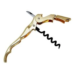 Promo ???? BarMan Double Lever Corkscrew - Gold Plated ????