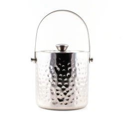 Discount ❤️ BarMan BarConic® ???? Hammered Double Wall Ice Bucket - 1.8 QT ????