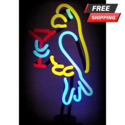 Best Pirce ✔️ BarMan Parrot Margarita NEON Sculpture ????
