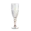 Cheap ???? BarMan BarConic® Iridescent Diamond Pattern Flute Glass - 5.5 Ounce (Quantity Options) ????