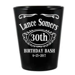 Coupon ???? BarMan CUSTOMIZABLE - 1.75oz Black Shot Glass - ???? Birthday Bash ????