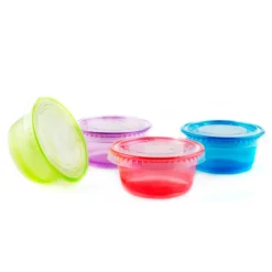 Flash Sale ???? BarMan Jello Shot Cups W/Lids - Multi Color - 2 Ounce - 50 Pack ⭐