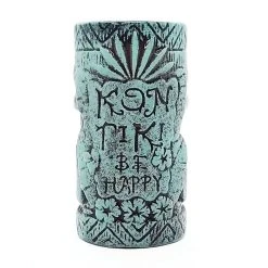 Best Pirce ???? BarMan BarConic® Tiki Mug - Kon Tiki Teal - 20 Ounce ✔️ -BarMan - shop kon tiki mug teal BPC back 700x700