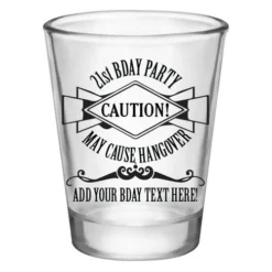 Best reviews of ???? BarMan Customizable 1.75 Oz. Clear Shot Glass- 21st Bday Party- May Cause Hangover! - AYN ???? -BarMan - shop lg gw 5114 ayn bdaycaution web 1 700x700