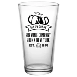 New ???? BarMan CUSTOMIZABLE - 16oz Pint / Mixing Glass- Brew1 ???? -BarMan - shop lg gw pint 16 ayn brew1 web 1 700x700