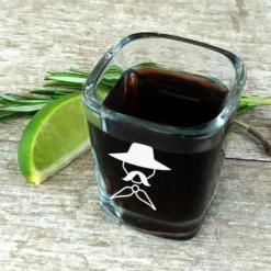 Outlet ???? BarMan Customized 2.25oz Square BarConic® Shot Glass ???? -BarMan - shop lg gw sq shot square shot glass designer sample 2 700x700