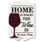 Deals ???? BarMan Custom Tavern Shaped Wood Bar Sign - Home Is Where The Wine Is ????
