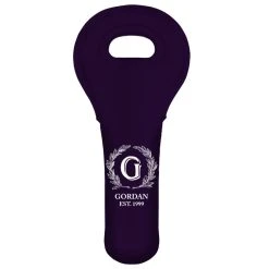 Deals ???? BarMan ADD YOUR NAME Wine Totes - Monogram Design - Several Color Options ???? -BarMan - shop lg wt 67 mono custom monogram wine bottle carrier purple 700x700