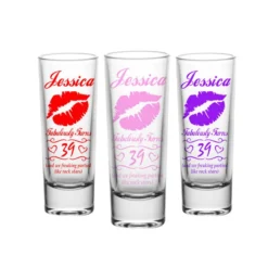 Outlet ???? BarMan CUSTOMIZABLE - 2oz Tall Clear Shot Glass - Lips ???? -BarMan - shop lips tall shot web 5 700x700