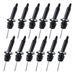 Best reviews of ???? BarMan BarConic® 304SS™ Stainless Steel Liquor Pourers W/ Caps - 12 Pack ⌛