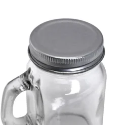 Best deal ???? BarMan BarConic® 4.5 Oz Mason Jar Glass With Handle ???? -BarMan - shop mason jar lids 1 700x700