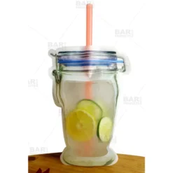 Promo ⭐ BarMan Zipper Cocktail Bags - Mason Jar Design - 32oz Or 17oz ???? -BarMan - shop mason jar zipper cocktail bag main bpc 800 700x700