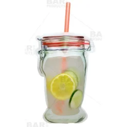 Promo ⭐ BarMan Zipper Cocktail Bags - Mason Jar Design - 32oz Or 17oz ???? -BarMan - shop mason jar zipper cocktail bag red bp 700x700