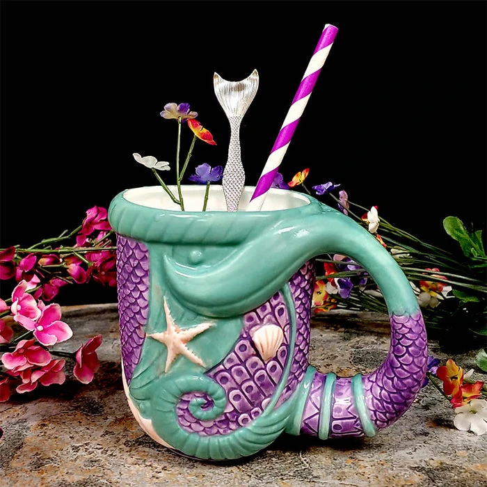 Flash Sale ✨ BarMan BarConic® Tiki Mermaid Tail Mug - 16 Oz. ???? 2 Flash Sale ✨ BarMan BarConic® Tiki Mermaid Tail Mug - 16 Oz. ???? - Image 2