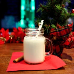 Best deal ???? BarMan BarConic® 4.5 Oz Mason Jar Glass With Handle ???? -BarMan - shop mini christmas eggnog cocktail bpc 700x700