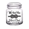 Deals ???? BarMan CUSTOMIZABLE - 2oz Clear Mini Mason Jar Shot Glass - Tied The Knot ????