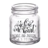 Best Sale ???? BarMan CUSTOMIZABLE - 2oz Clear Mini Mason Jar Shot Glass - One Heart ????