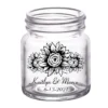 Brand new ???? BarMan CUSTOMIZABLE - 2oz Clear Mini Mason Jar Shot Glass - Sunflower ????