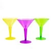 Best reviews of ???? BarMan 2 Piece Martini Glasses - Assorted Neon - 12 Count - 9 Ounce ????