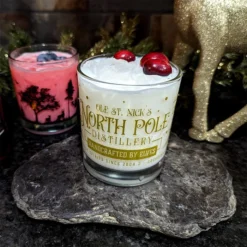Budget ❤️ BarMan BarConic® ???? Christmas Collection Glassware - North Pole Distillery - 10 Ounce ???? -BarMan - shop north pole glass2 700x700
