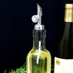 Promo ???? BarMan BarConic® Weighted Oil Pourer With Flip Top Lid And Plastic Cork ???? -BarMan - shop oil vinegar pourer w flap bpc 6 700x700