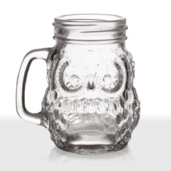 Outlet ???? BarMan BarConic® Owl Mason Jar W/handle - 4 Ounce ????