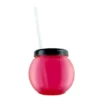 Wholesale ✨ BarMan BarConic® Pink Fishbowl Plastic Drinkware - 20 Ounce - With Lid And Straw ????