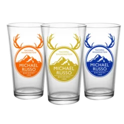 New ???? BarMan CUSTOMIZABLE - 16oz Pint / Mixing Glass - Buck ???? -BarMan - shop pint glass buck web 5 700x700