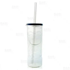 Budget ???? BarMan BarConic® Drinkware - Plastic Tiki Cup W/ Lid And Straw - 24 Ounce Clear ⌛