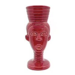 Flash Sale ???? BarMan BarConic® Tiki Drinkware - Polynesian Queen - Rose ???? -BarMan - shop polynesian queen red front BPC 700x700