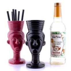 New ???? BarMan Polynesian Queen Tiki Gift Set ✔️