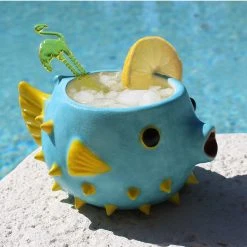 Hot Sale ???? BarMan BarConic® Tiki Drinkware - Pufferfish - 14 Oz. ???? -BarMan - shop puffer bpc2 700x700
