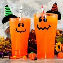 Best Sale ???? BarMan Wacky Jack O'Lantern Polycarbonate Cup - Neon Orange - 2 Sizes Available ???? -BarMan - shop pumpkin cups cute bpc 5 700x700