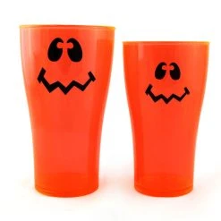 Best Sale ???? BarMan Wacky Jack O'Lantern Polycarbonate Cup - Neon Orange - 2 Sizes Available ????