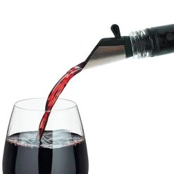 Promo ⭐ BarMan Wine Pourer And Stopper - Stainless Steel - Set Of 2 ❤️ -BarMan - shop rabbit wine pourers BPC action 700x700