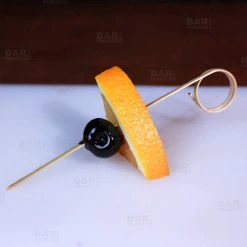 Flash Sale ???? BarMan BarConic® Ring Bamboo Cocktail Picks (Pack Of 100) ⭐ -BarMan - shop ring top bamboo cocktail pick with garnishes 700x700
