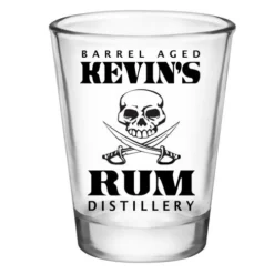 New ???? BarMan CUSTOMIZABLE - 1.75oz Clear Shot Glass - Rum Distillery ????
