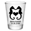 New ???? BarMan CUSTOMIZABLE - 1.75oz Clear Wedding Shot Glass - Seahorse Love ????