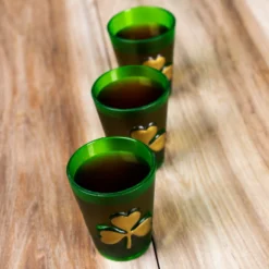 Top 10 ???? BarMan Plastic Shamrock Shot Glasses - Set Of 3 ???? -BarMan - shop shamrock shot glass scene2 700x700