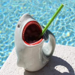 Outlet ???? BarMan BarConic® Tiki Drinkware - Shark Bite - 14 Oz. ???? -BarMan - shop shark tiki mug 3 bpc1 700x700