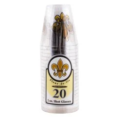 Flash Sale ???? BarMan Shot Glasses - Fleur De Lis - 20ct. - 2 Ounce ????